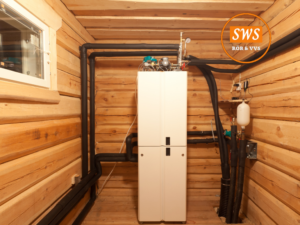 Bergvärmeinstallation i Sävar