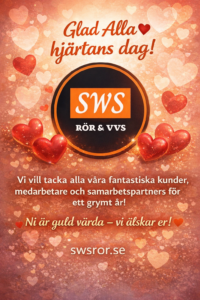 Tack alla VVS kunder - Önskar en en härlig alla härtans dag
