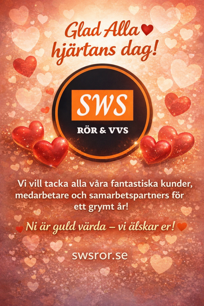 Tack alla VVS kunder - Önskar en en härlig alla härtans dag